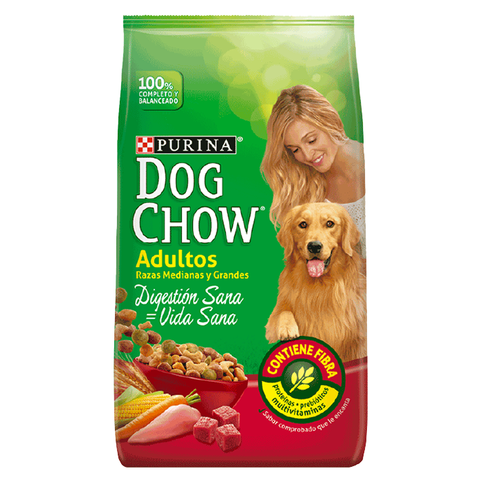 Alimento Dog Chow Adulto Raza Mediana y Grande (Bulto 5x4kg)