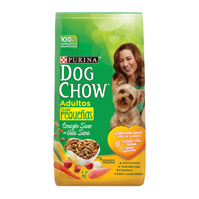 Alimento Dog Chow Adulto Raza Pequeña (Bulto 8x1kg)