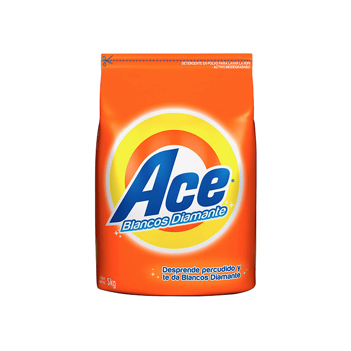 Detergente en Polvo Ace (Bulto 3x5kg)