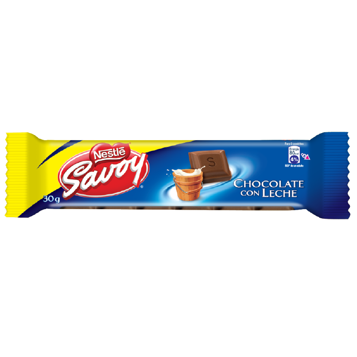 SAVOY® Chocolate con Leche (Display 12x30g)