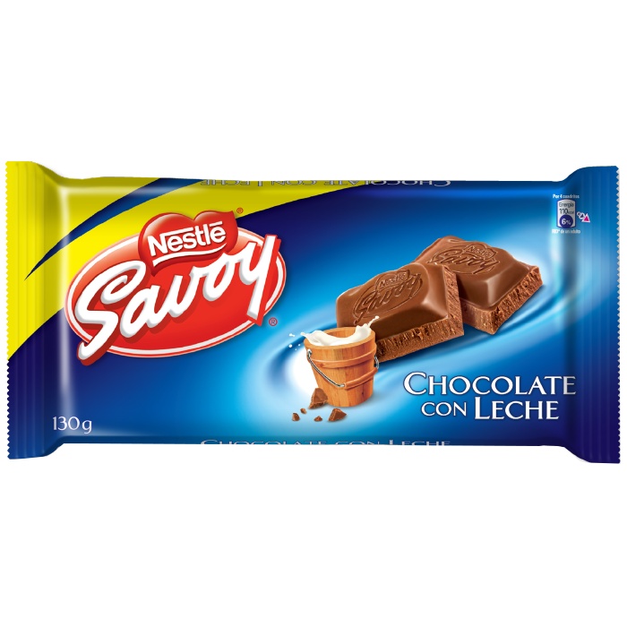 SAVOY® Chocolate con Leche (Display 5x130g)