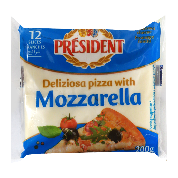 Queso Président Procesado Special Pizza (Caja 36x200g)
