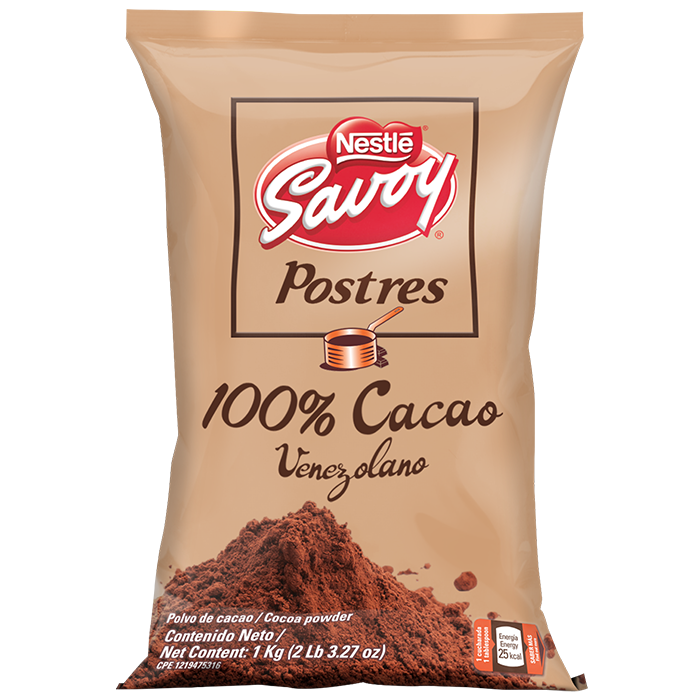 Cacao SAVOY® en polvo (Bulto 6x1kg)