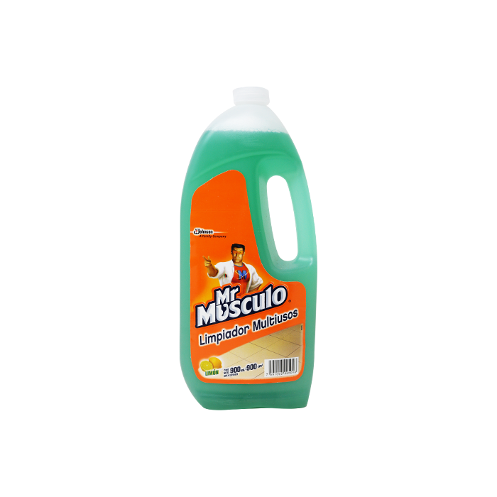 Limpiador Mr. Músculo Multiusos Limón (Caja 12x900ml)