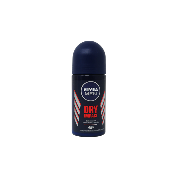 Desodorante Antitranspirante Nivea Men Dry Impact Roll-On (Caja 12x50ml)
