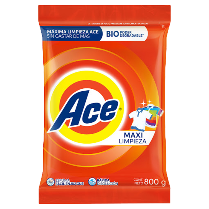 Detergente Ace Regular (Bulto 20x800g)
