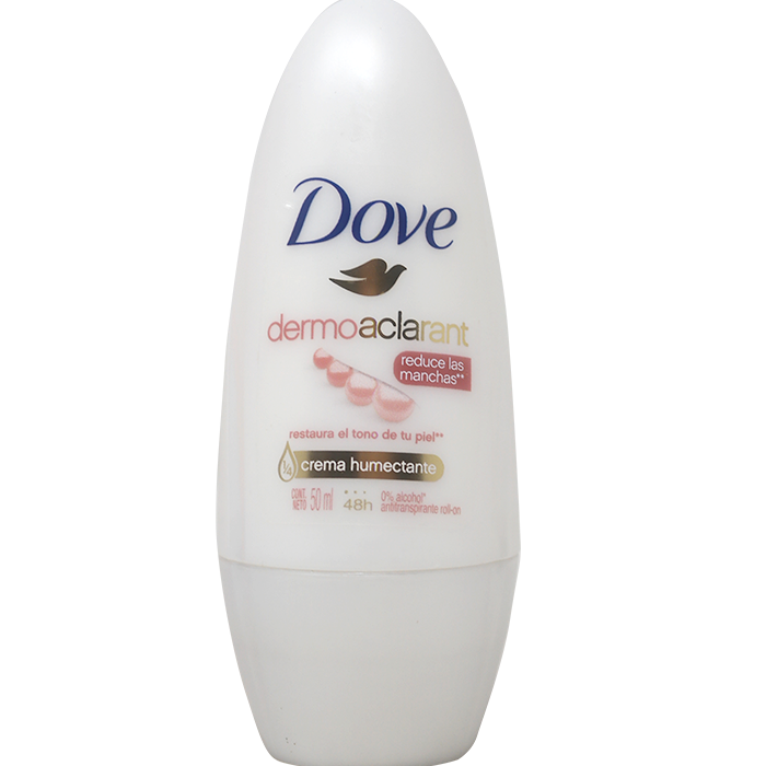 Desodorante Dove Dermo Aclarant Roll On (Caja 12x50ml)