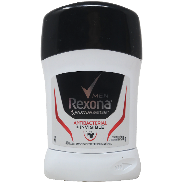 Desodorante Rexona Men Stick Ap Antibacterial Invisible (Caja 12x50g)