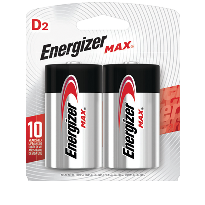 Pila Alcalina Energizer Max D (Caja 12x2unds)